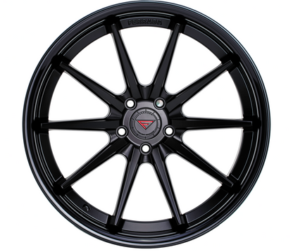 Ferrada Wheels FR4  Matte Black With Gloss Black Lip