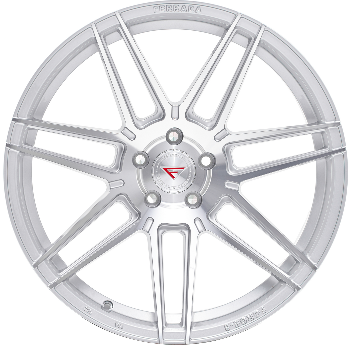 Ferrada Wheels FR6 Forge-8 Machine Silver