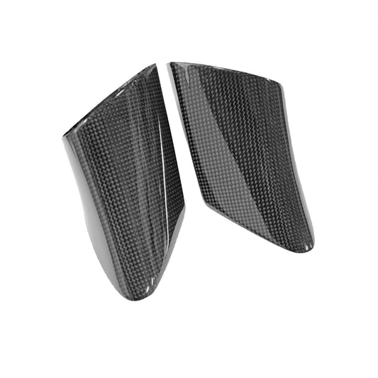 Fabspeed Carbon Fiber Side Mirrors w/Outer Door Triangle Trim - Ferrari 458 Speciale/Aperta (FS-CF-FER-458SMT)