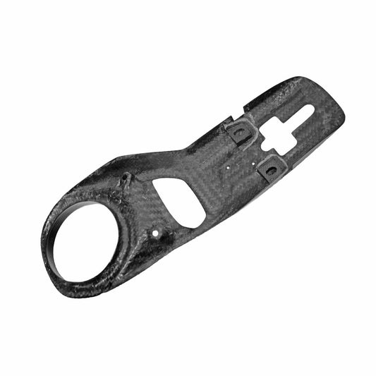 Fabspeed Carbon Fiber Engine Bay Lock Latch Plate - Ferrari 488 Pista (FS-CF-FER-PILC)