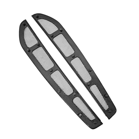 Fabspeed Carbon Fiber Spider Rear Window Louvers - Ferrari F430 (FS-CF-FER-430RWLS)