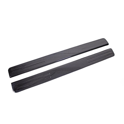 Fabspeed Carbon Fiber Right and Left Door Sill Trim, Blank - Ferrari F8 Tributo, 488 GTB/Spider (FS-CF-FER-DSB-F8)