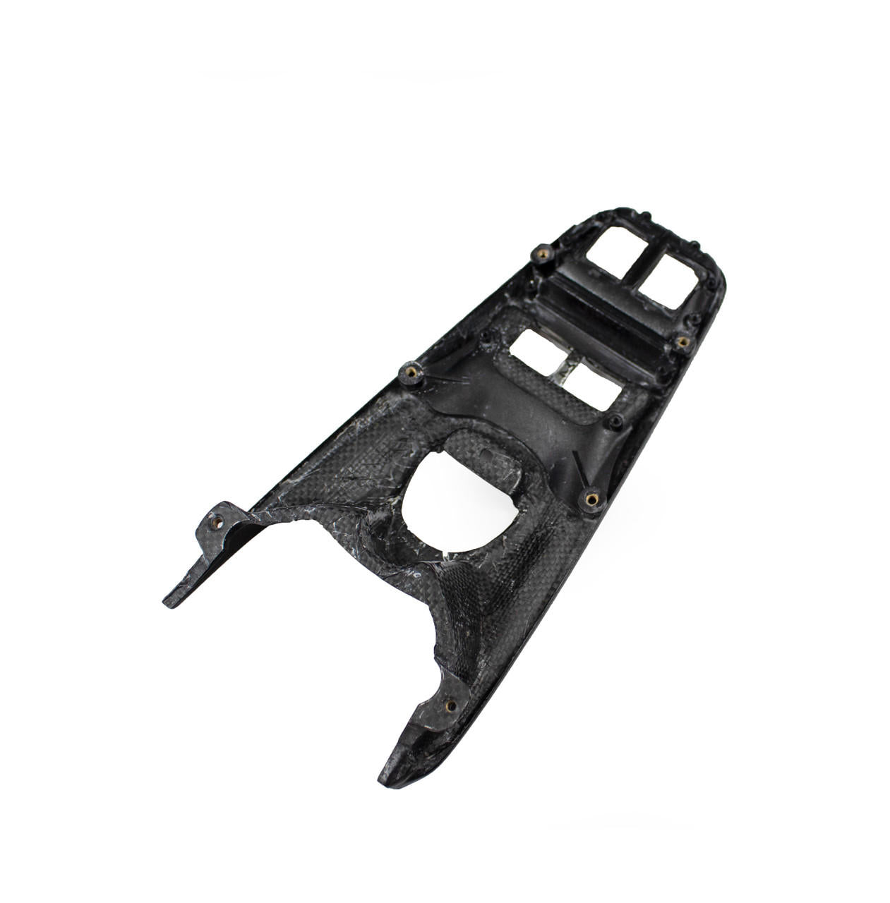 Fabspeed Carbon Fiber Center Console Window Switch Plate - Ferrari 488 GTB/Spider (FS-CF-FER-488CCT)