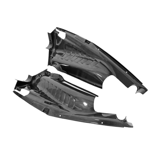 Fabspeed Carbon Fiber 4 Piece Engine Bay Set - Ferrari F8 Tributo Coupe, 488 GTB Coupe (FS-CF-FER-EBPS6-F8)