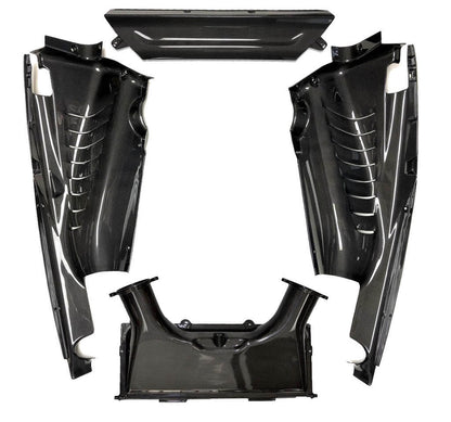 Fabspeed Carbon Fiber 4 Piece Engine Bay Set - Ferrari 488 GTB Coupe (FS-CF-FER-488EBPC4)