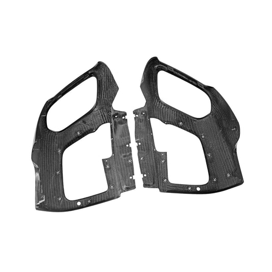 Fabspeed Carbon Fiber Rear Exhaust Outlet Trim Panels - Diffuser 812 Superfast Ferrari (FS-CF-FER-812RDP)