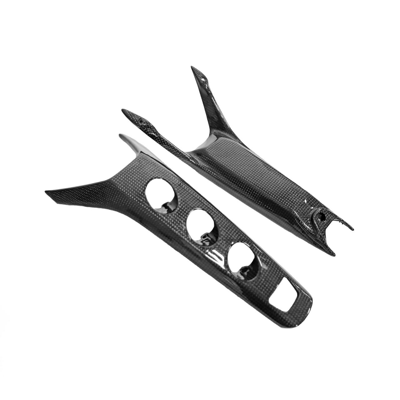 Fabspeed Carbon Fiber Center Console Shifter Bridge - Ferrari 488 GTB/Spider (FS-CF-FER-488SCT)