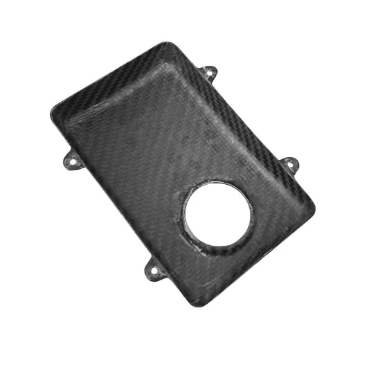 Fabspeed Carbon Fiber Coolant Tank Cover With Tabs - Ferrari F430 (FS-CF-FER-430CTCT)
