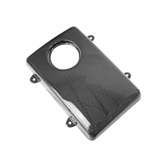 Fabspeed Carbon Fiber Coolant Tank Cover With Tabs - Ferrari F430 (FS-CF-FER-430CTCT)