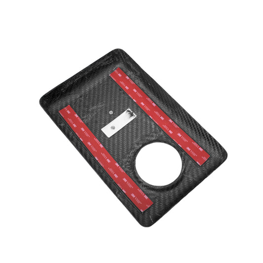 Fabspeed Flat Top Carbon Fiber Coolant Tank Cover Without Tabs - F430 Ferrari (FS-CF-FER-430CTC)