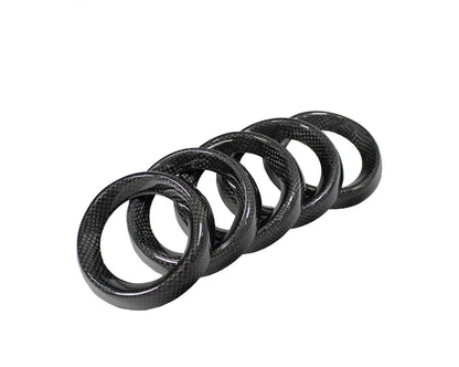 Fabspeed Carbon Fiber Vent Ring Covers - Ferrari F430 (FS-CF-FER-3F4VRS-F430)