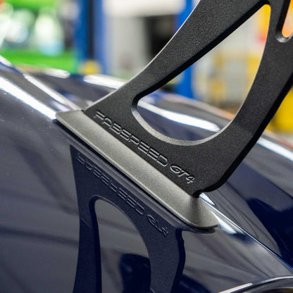 Fabspeed Porsche 981/718 Cayman GT4 Monoblock Wing Risers 2015 Onwards (FS.POR.GT4.MWR.XX)