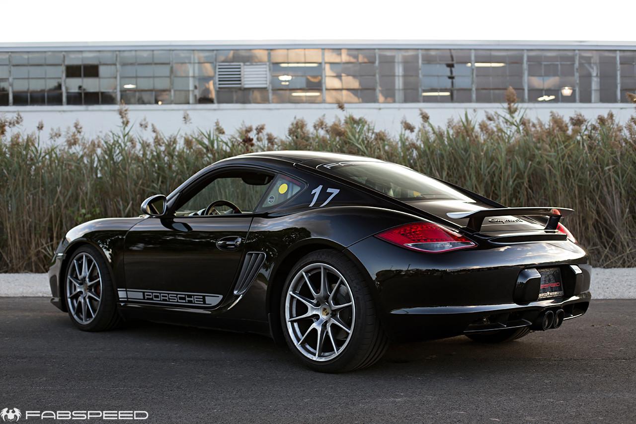 Fabspeed Porsche 987.2 Boxster / Cayman, Cayman R, Spyder TrackTec Valved Bypass Exhaust System 2009-2012 (FS.POR.9872.TTCXVC)