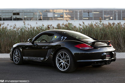 Fabspeed Porsche 987.2 Boxster / Cayman, Cayman R, Spyder TrackTec Valved Bypass Exhaust System 2009-2012 (FS.POR.9872.TTCXVC)