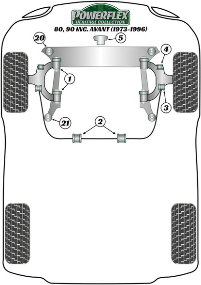 Audi (PFF85-235H) Engine Mount Stopper Bush