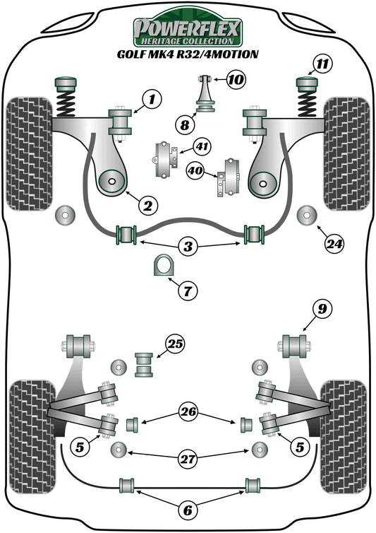 Volkswagen (PFF85-440H) Upper Engine Mount Insert