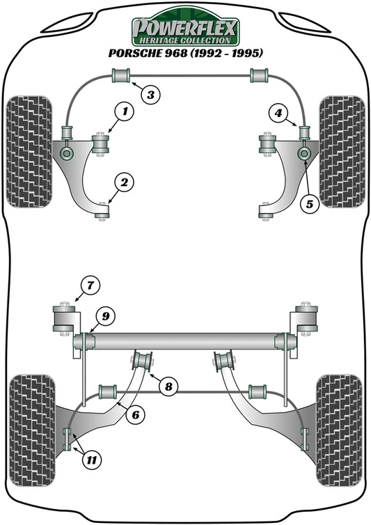 Porsche (PFR57-220H) Rear Axle Carrier Outer Mounting