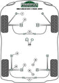 Toyota (PFF76-301H) Front Tie Bar Front Bush