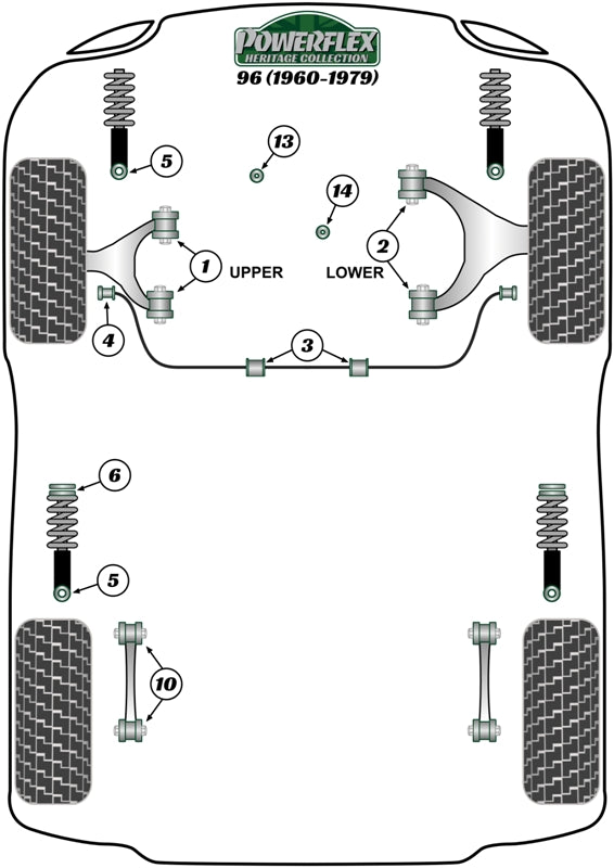 Saab (PFF66-425H) Shock Absorber Bush