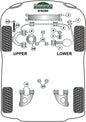 Volkswagen (PFF85-1021H) Front Bump Stop 65mm