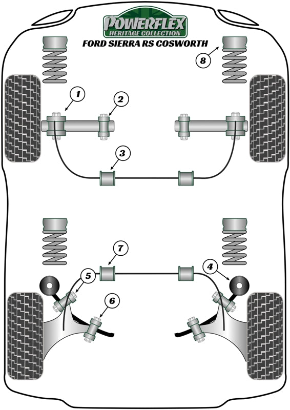 Ford (PFR19-209-14H) Rear Anti-Roll Bar Mounting Bush 14mm