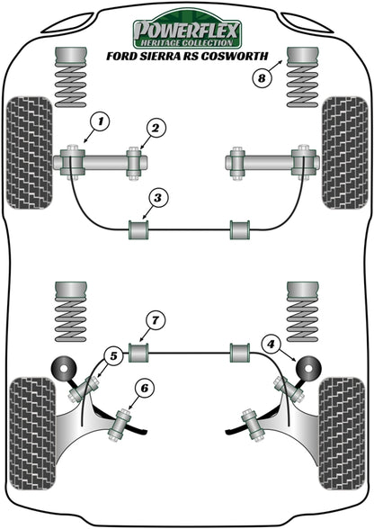 Ford (PFR19-209-14H) Rear Anti-Roll Bar Mounting Bush 14mm