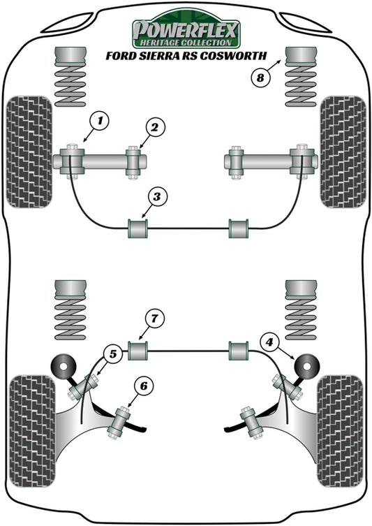 Ford (PFR19-209-14H) Rear Anti-Roll Bar Mounting Bush 14mm