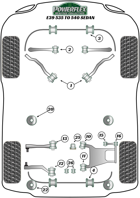 BMW (PFR5-521H) Rear Subframe Mounting Front Insert