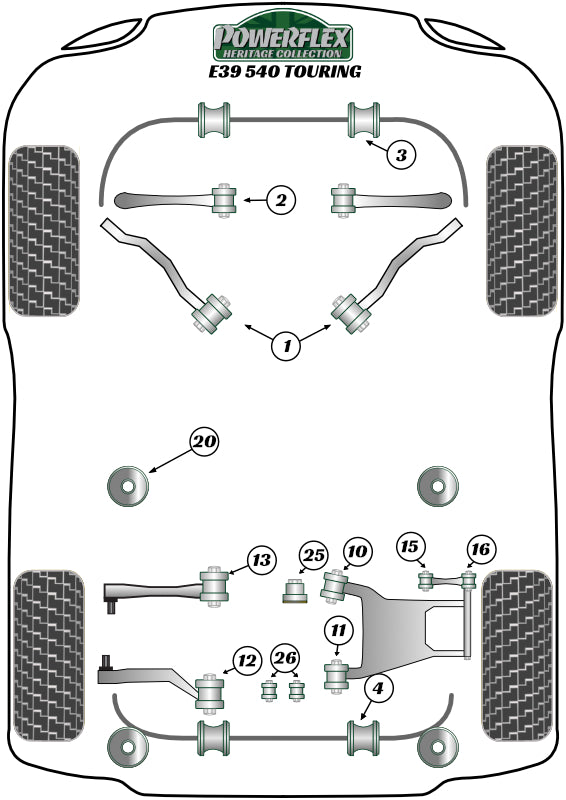 BMW (PFR5-531H) Rear Subframe Mounting Bush Insert