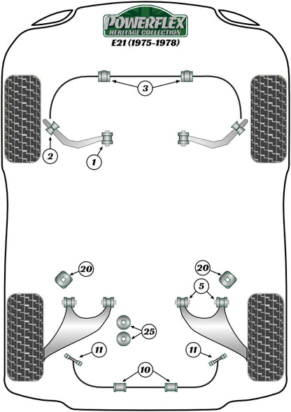 BMW (PFF5-1702H) Front Arm Outer Bush