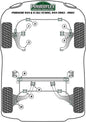Porsche (PFF57-308H) Front Anti Roll Bar End Link To Wishbone