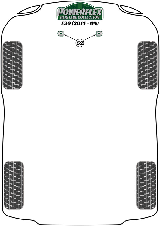 Venucia  (PFF5-4652H) Offset Lower Radiator Mount Kit
