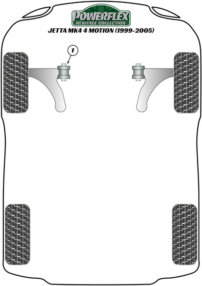 Volkswagen (PFF85-413H) Front Anti Roll Bar Link Bush Kit