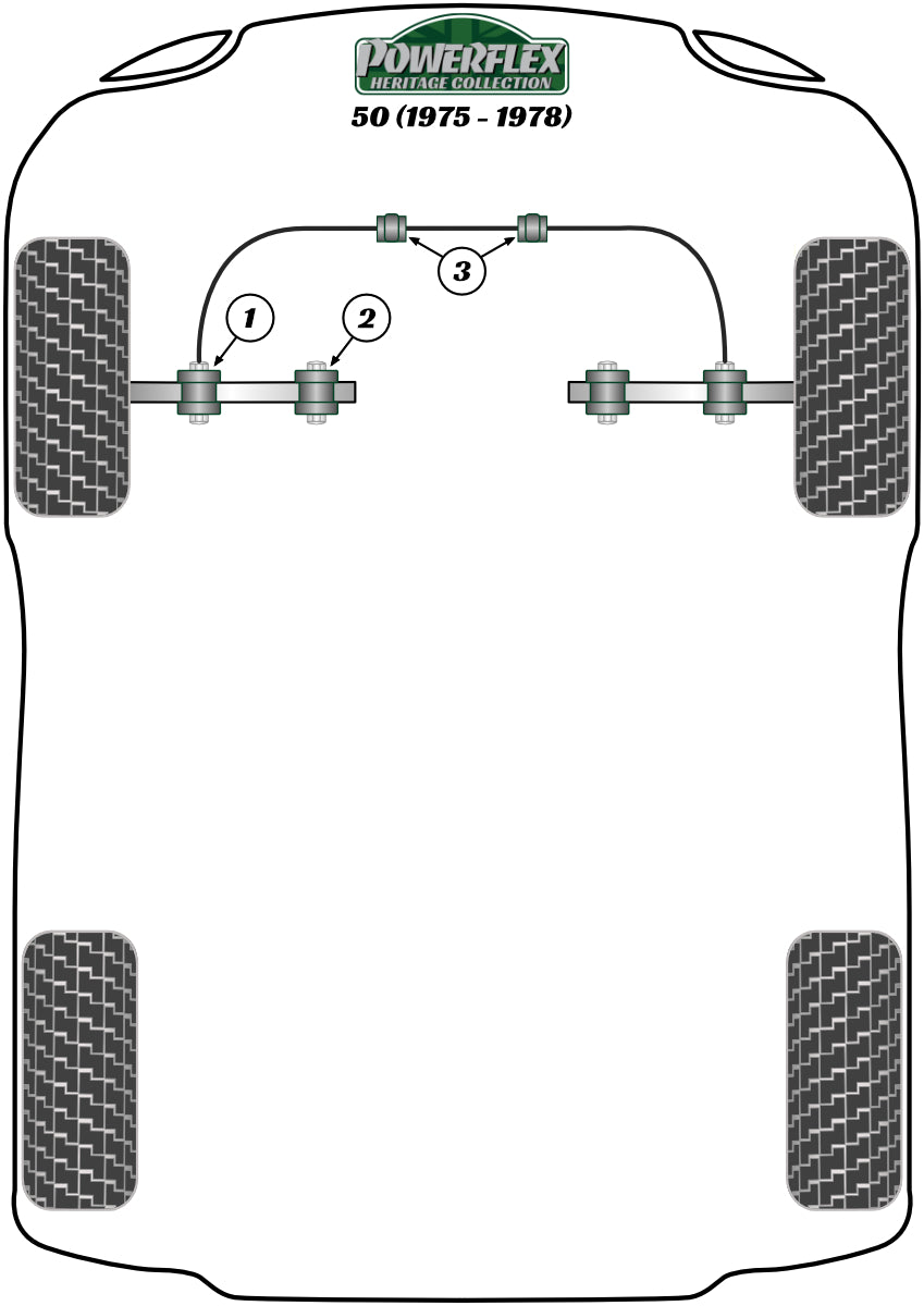 Audi (PFF85-105H) Front Anti Roll Bar Mount 18mm