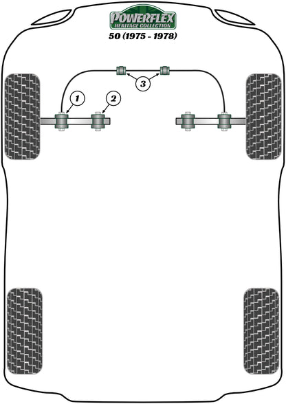 Audi (PFF85-105H) Front Anti Roll Bar Mount 18mm