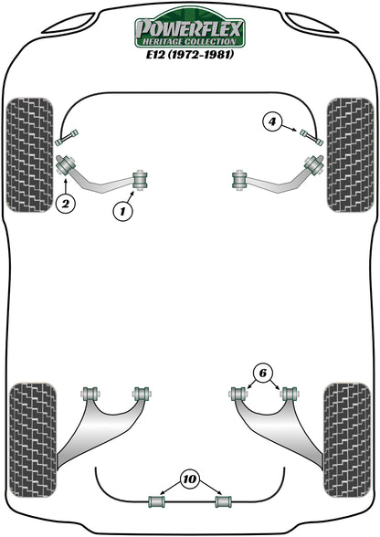 BMW (PFF5-1601H) Front Arm Inner Bush