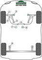 Saab (PFF66-204-24H) Front Anti Roll Bar Mounting 24mm