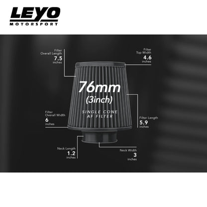 Leyo Motorsport High Flow Air Filter 76mm