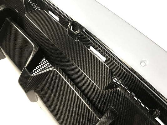 Fabspeed Lamborghini Carbon Fiber - GT Style Rear Bumper With Rear Diffuser (FS-CF-LAM-HGTRBD)
