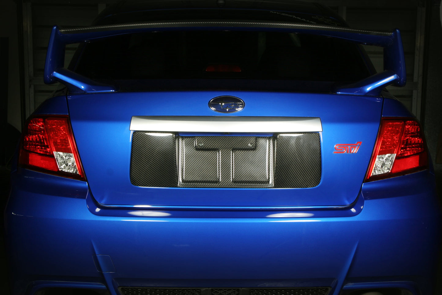 APR Subaru WRX/ STI Saloon Carbon Fiber License Plate Frame 2008-2014