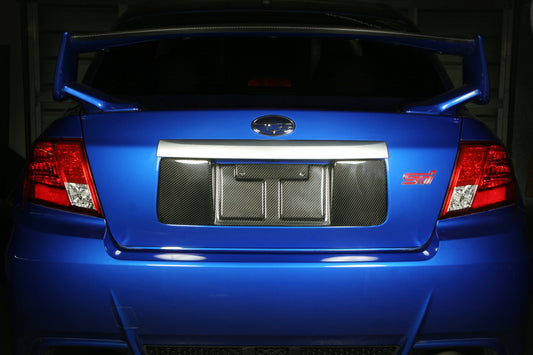 APR Subaru WRX/ STI Saloon Carbon Fiber License Plate Frame 2008-2014