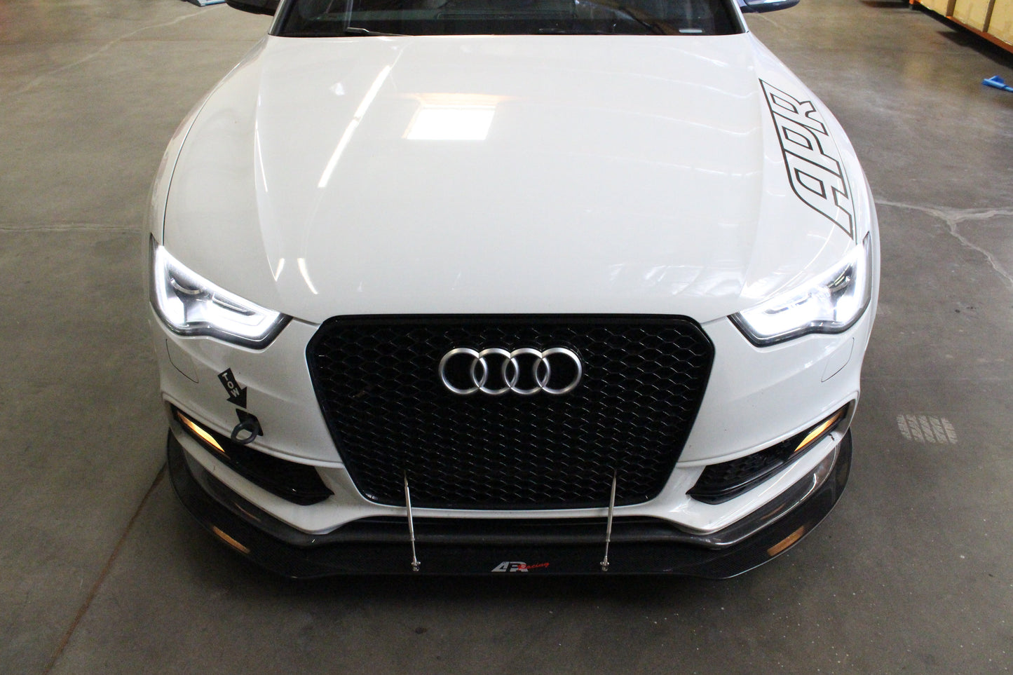 APR Audi S5 Stock Bumper Front Wind Splitter 2009-2012