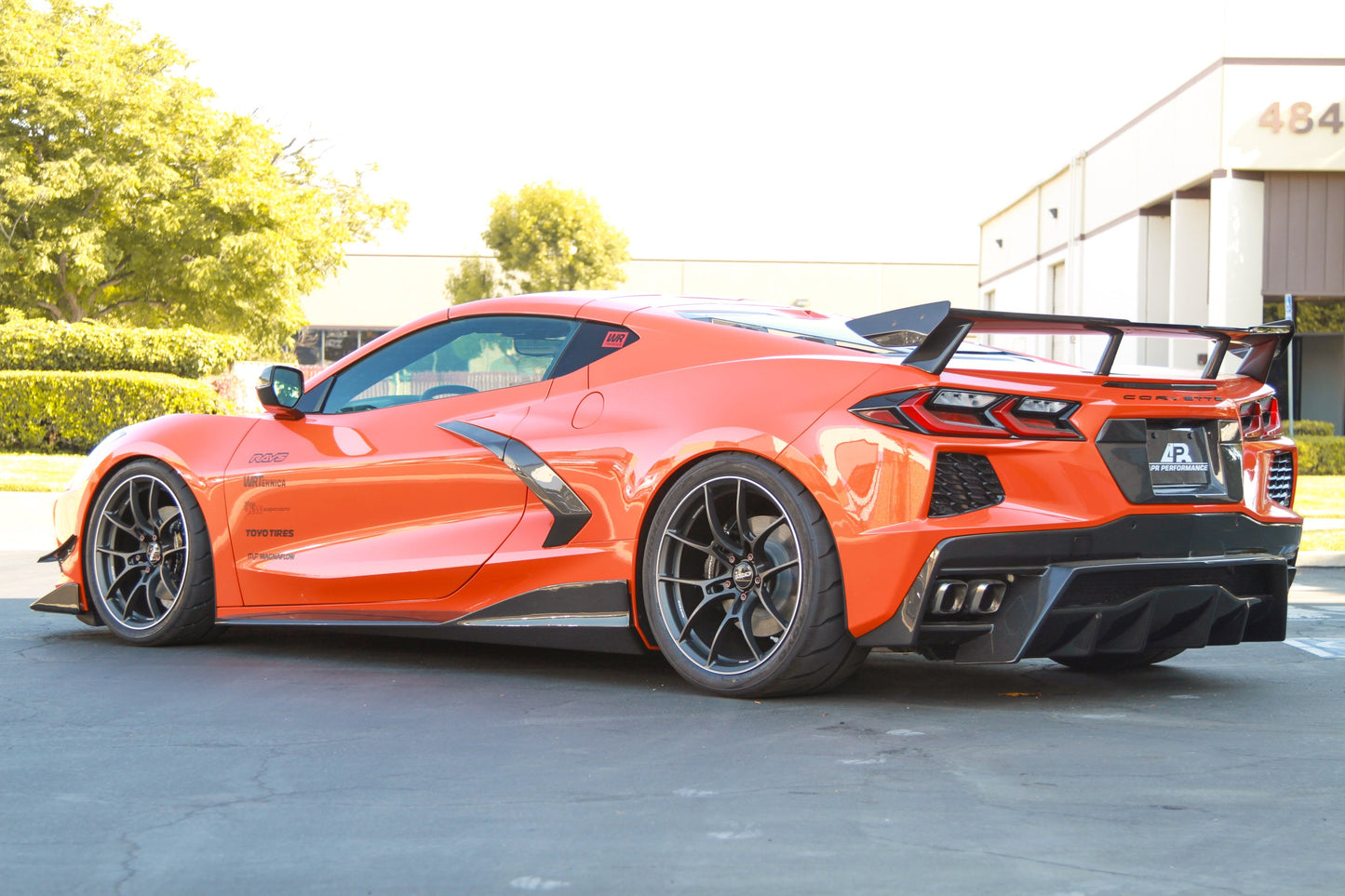 APR Chevrolet Corvette C8 License Plate Backing 2020-Onwards