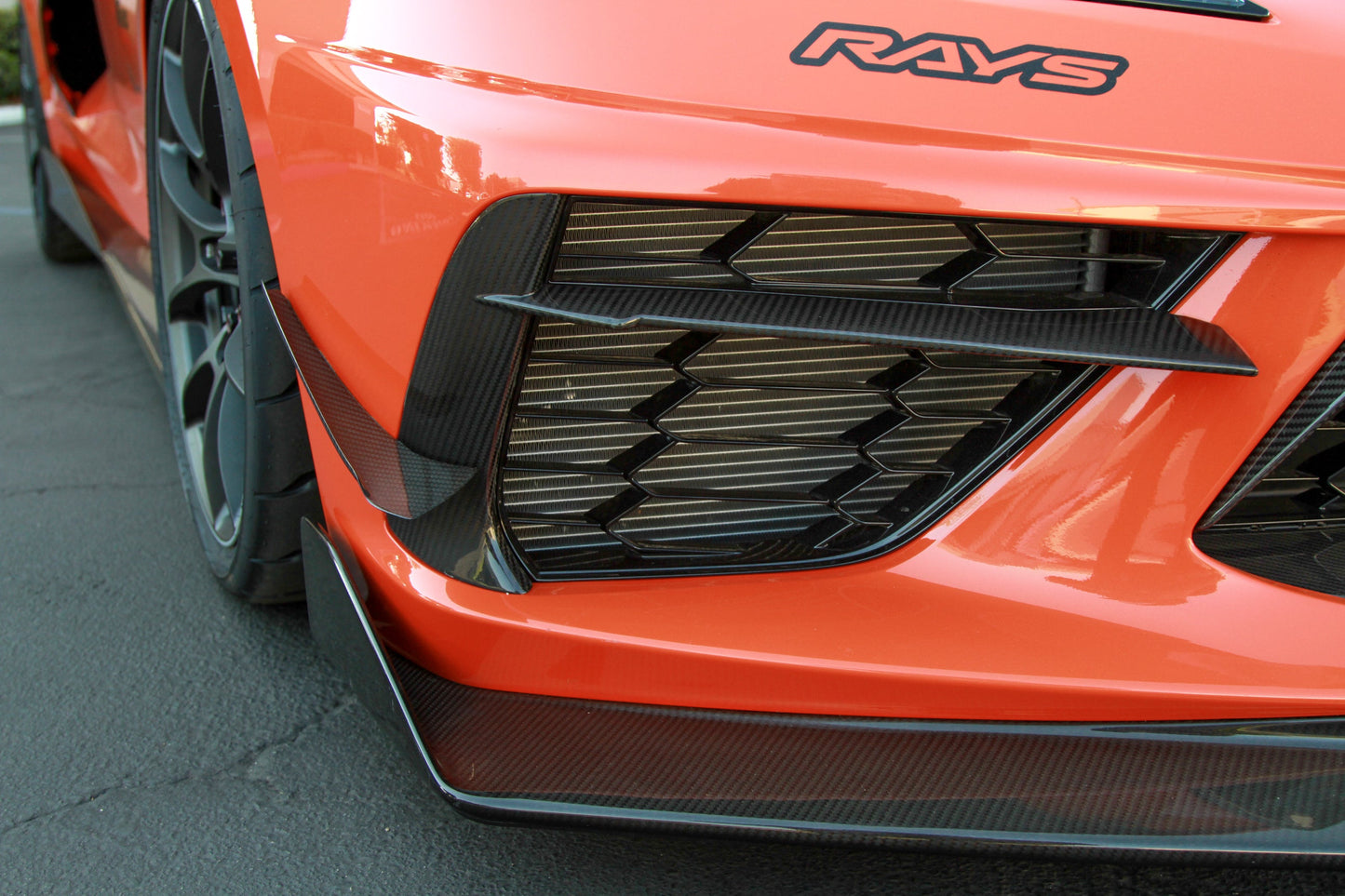 APR Chevrolet Corvette C8 Front Bumper Side Bezels 2020-Onwards