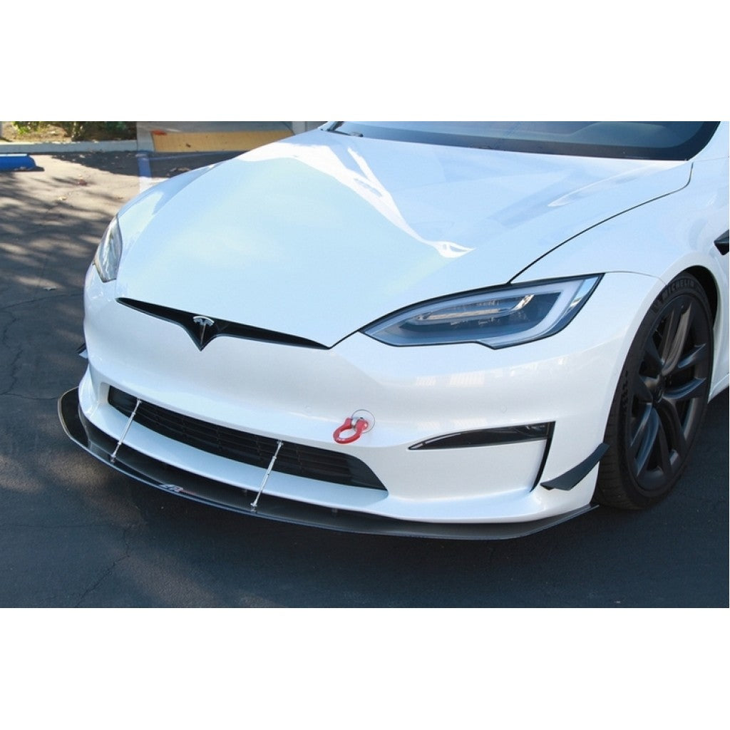 APR Tesla Model S Plaid Front Wind Splitter 2021-Onwards