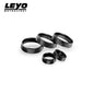 Leyo Motorsport Billet Aluminum Knobs (5 pcs) (Black)