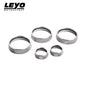 Leyo Motorsport Billet Aluminum Knobs (5 pcs) (Silver)
