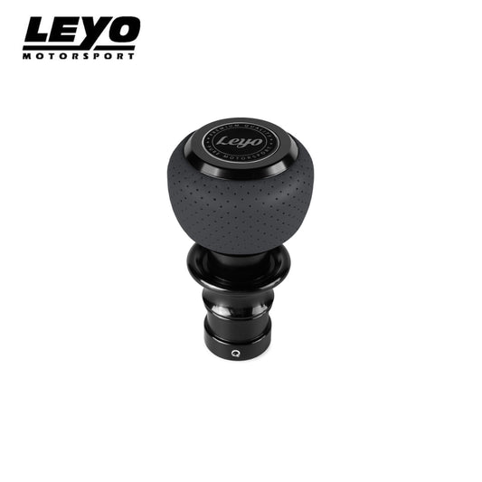 Leyo Navy Blue Nappa DSG Shift Knob (Black Anodized)