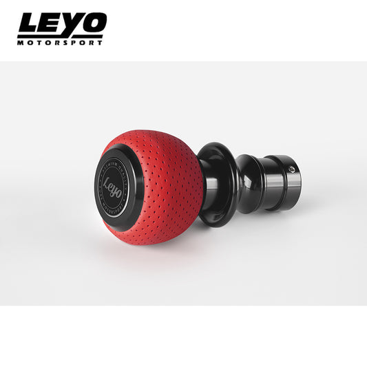 Leyo Red Nappa DSG Shift Knob (Black Anodized)