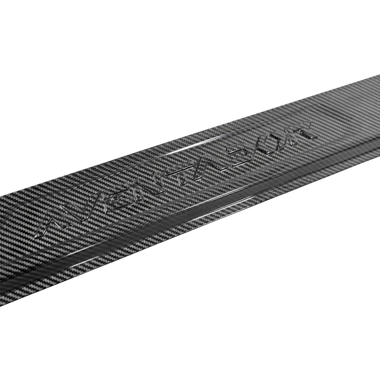 Fabspeed Carbon Fiber Embossed Door Sills - Lamborghini Aventador (FS-CF-LAM-AVDS)
